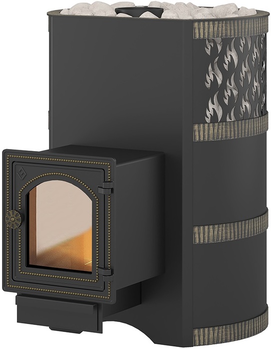 Дровяная печь 20 кВт Везувий Лава 22 (ДТ-4С)