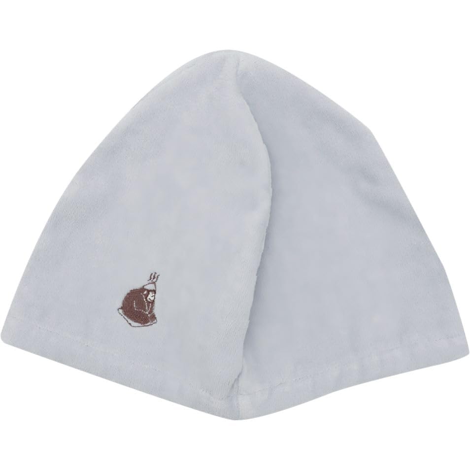 Расслабляющий Имабари Полотенце Сауна Шапка Сауна Светло-серый Светло-серый Сделано в Японии Супер Общественная Баня Горячий Источник Общественная Баня Каменная Баня Эффект Сауны Популярный