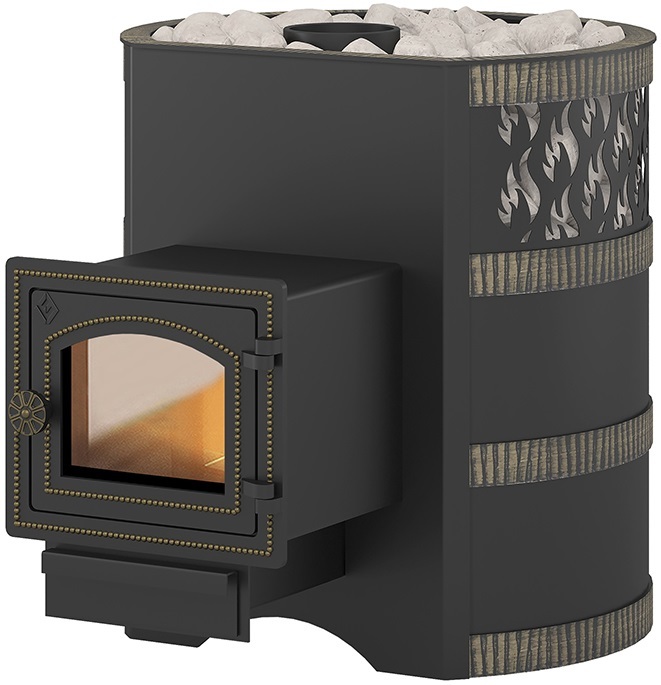 Дровяная печь 10 кВт Везувий Лава 12 (ДТ-3С)