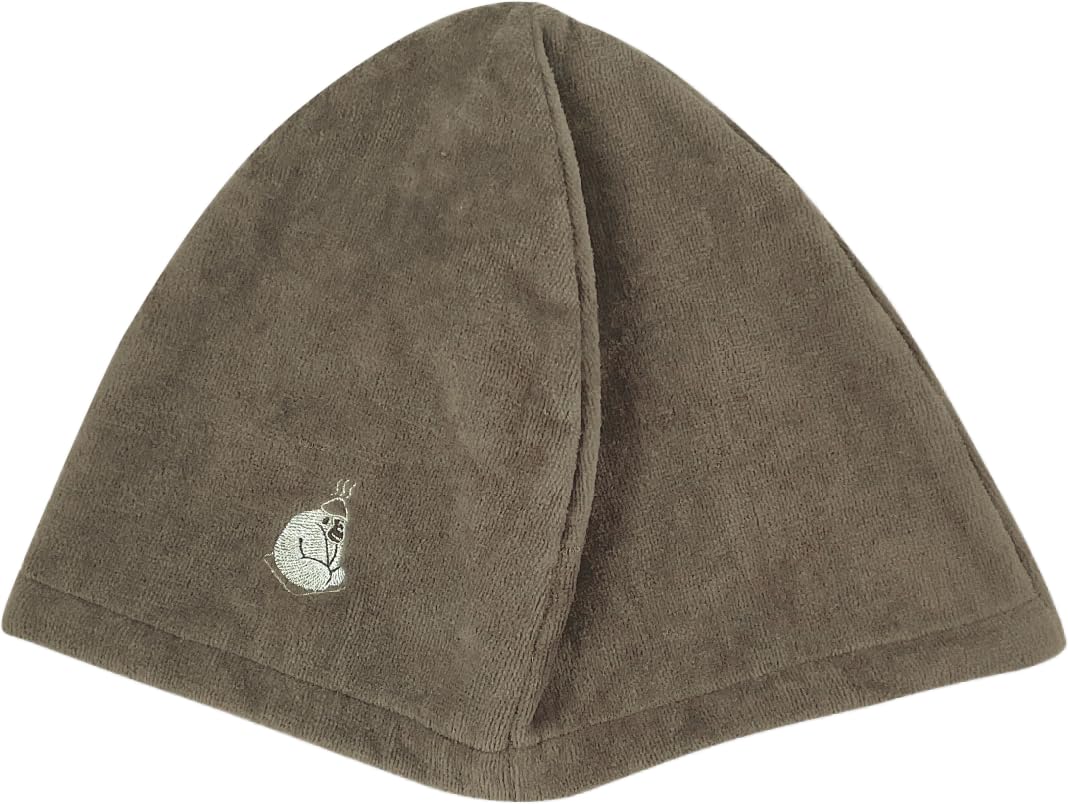 Расслабляющий Имабари Полотенце Сауна Шапка Кофейно-коричневый Сделано в Японии Супер Общественная Баня Горячий Источник Общественная Баня Каменная Баня Эффект Сауны Популярные Преимущества Кожа головы