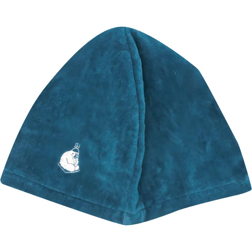 Расслабляющий Имабари Полотенце Сауна Шапка Сауна Темно-синий Темно-синий Сделано в Японии Супер Общественная Баня Горячий Источник Общественная Баня Каменная Баня Эффект Сауны Популярные Преимущества Кожа головы